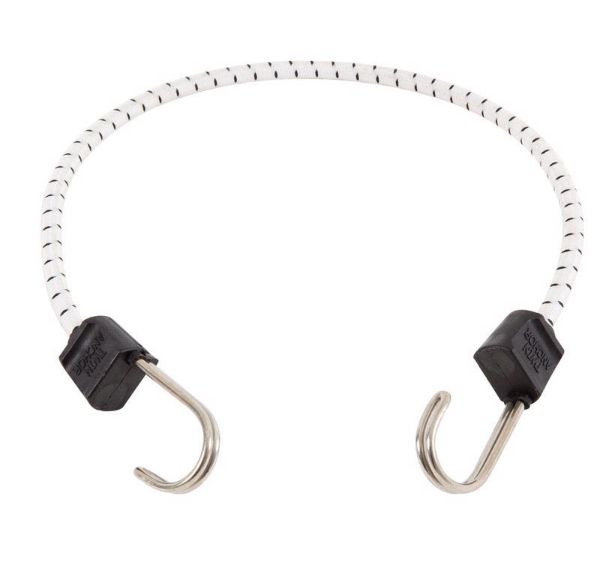 Keeper Black/White Bungee Cord 24 in. L X 0.315 in. 1 pk Keeper Black/White Bungee Cord 24 in. L X 0.315 in. 1 pk