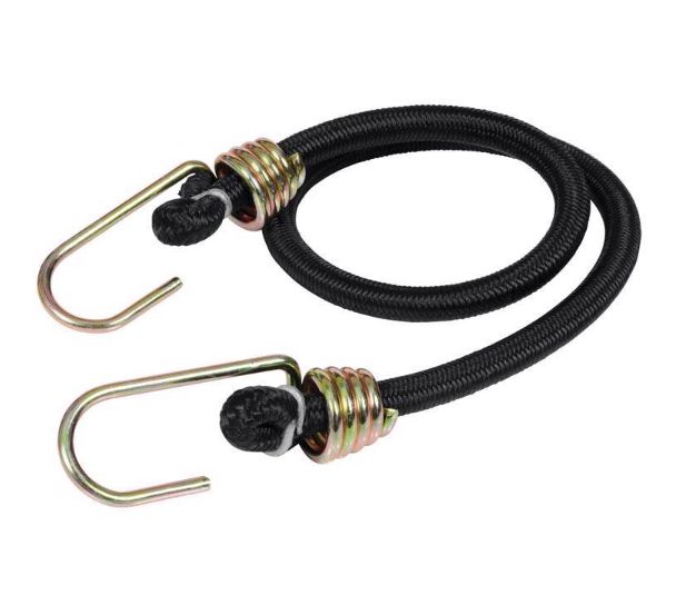 Keeper Black Bungee Cord 24 in. L X 0.374 in. 1 pk Keeper Black Bungee Cord 24 in. L X 0.374 in. 1 pk
