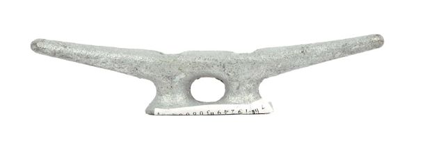 Seachoice Galvanized Iron 6 in. L Open Base Dock Cleat 1 pk Seachoice Galvanized Iron 6 in. L Open Base Dock Cleat 1 pk