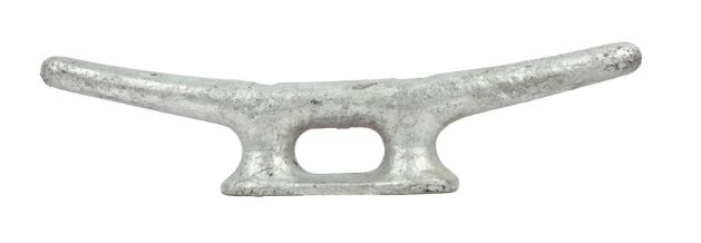 Seachoice Galvanized Iron 10 in. L Open Base Dock Cleat 1 pk