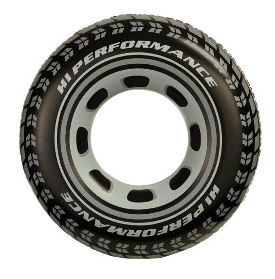 Intex Black Vinyl Inflatable Giant Tire Floating Tube Intex Black Vinyl Inflatable Giant Tire Floating Tube