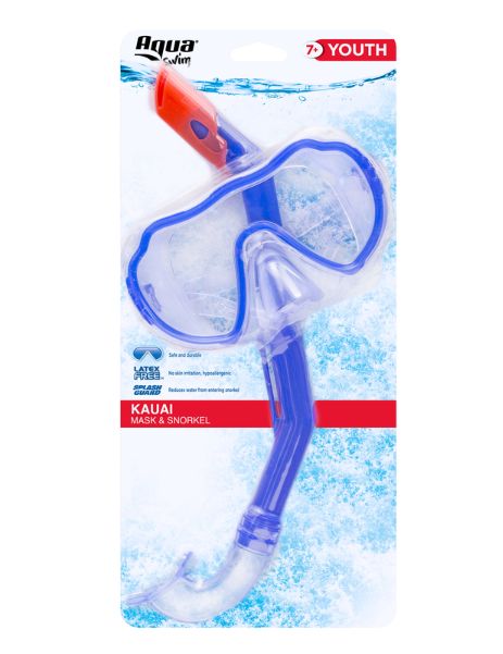 Aqua Swim Assorted Youth Mask/Snorkel Aqua Swim Assorted Youth Mask/Snorkel