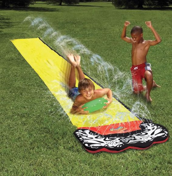 Wham-O Multicolored Vinyl Inflatable Wave Rider Slip n' Slide