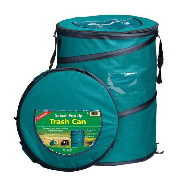 Coghlan's Deluxe Green Trash Can 24 in. H X 19 in. W X 19 in. L 29.5 gal 1 pk