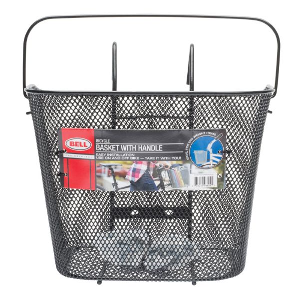 Bell Sports Tote Wire Mesh Bike Basket Black Bell Sports Tote Wire Mesh Bike Basket Black