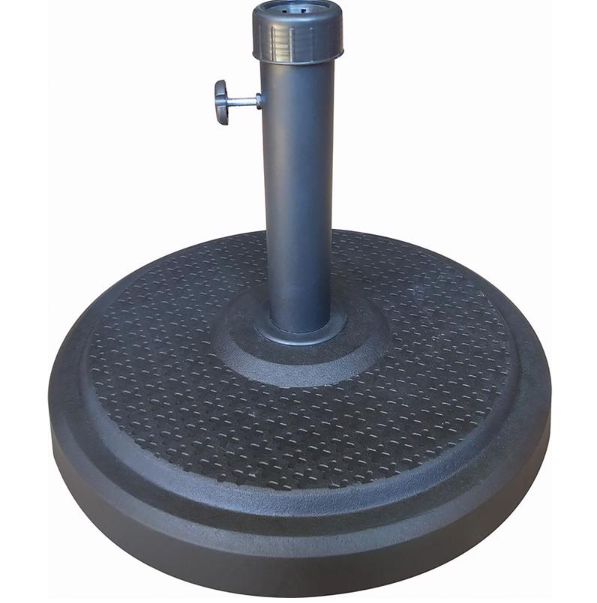 Bond Black Round Envirostone Umbrella Base