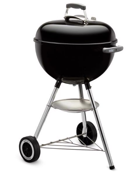 Weber 18 in. Original Kettle Charcoal Grill Black