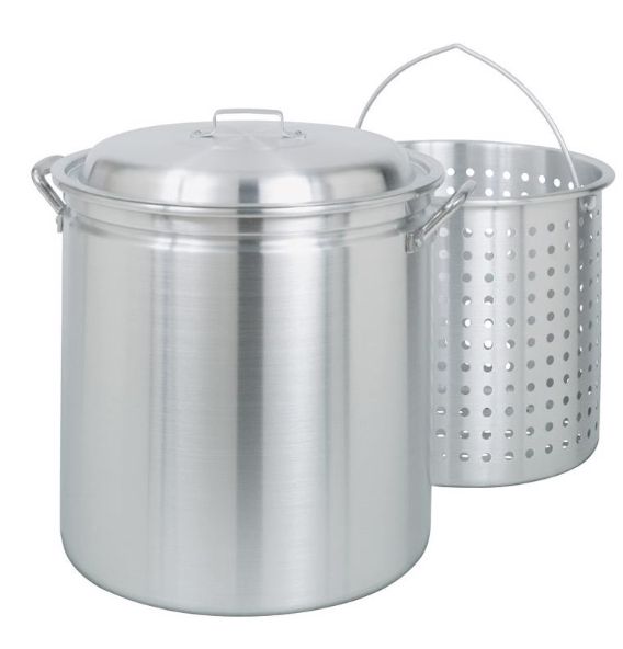 Bayou Classic Aluminum Grill Stockpot with Basket 60 qt 1 pk Bayou Classic Aluminum Grill Stockpot with Basket 60 qt 1 pk