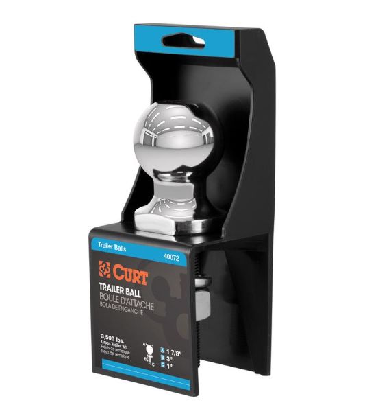 CURT 3500 lb. cap. 1.88 in. Hitch Ball CURT 3500 lb. cap. 1.88 in. Hitch Ball
