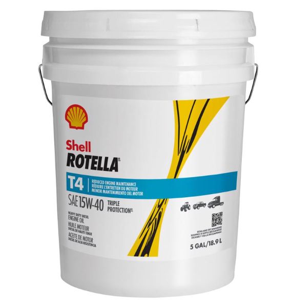 Shell Rotella 15W-40 Diesel Heavy Duty Engine Oil 5 gal 1 pk Shell Rotella 15W-40 Diesel Heavy Duty Engine Oil 5 gal 1 pk