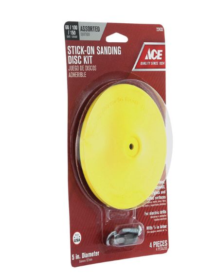 Ace 5 in. D Plastic Backing Pad 1/4 in. 3000 rpm 1 pc