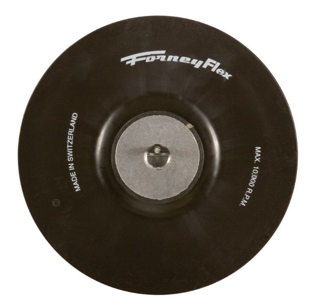 Forney 7 in. D Rubber Backing Pad 5/8 in. 10000 rpm 1 pc Forney 7 in. D Rubber Backing Pad 5/8 in. 10000 rpm 1 pc