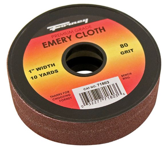 Forney 360 in. L X 1 in. W 80 Grit Emery Sandpaper 1 pk Forney 360 in. L X 1 in. W 80 Grit Emery Sandpaper 1 pk