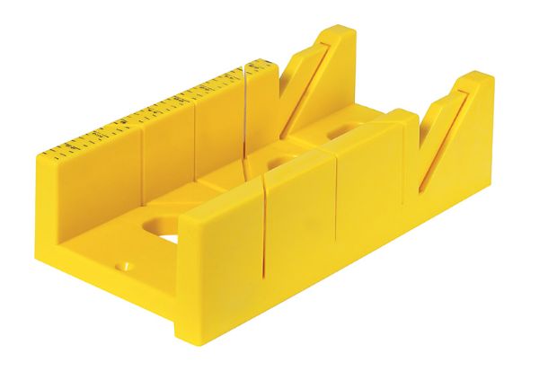 Ace 12 in. L X 4 in. W Plastic Mitre Box Yellow 1 pc Ace 12 in. L X 4 in. W Plastic Mitre Box Yellow 1 pc