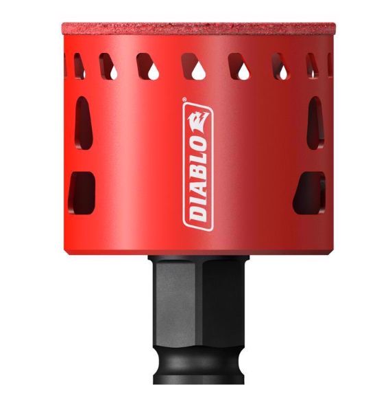 Diablo 2 in. Diamond Grit 5.52 in. L X 1/4 in. D Hole Saw