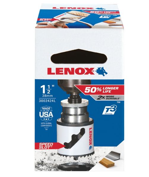 Lenox Speed Slot 1-1/2 in. Bi-Metal 1.5 in. L Hole Saw