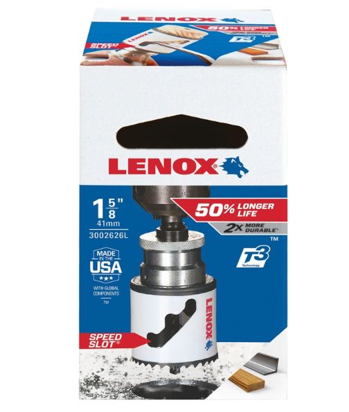 Lenox Speed Slot 1-5/8 in. Bi-Metal 1.5 in. L Hole Saw