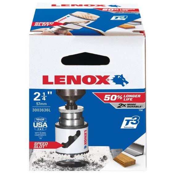 Lenox Speed Slot 2-1/4 in. Bi-Metal 1.5 in. L Hole Saw