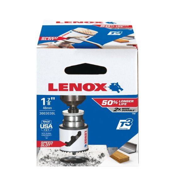 Lenox Speed Slot 1-7/8 in. Bi-Metal 1.5 in. L Hole Saw