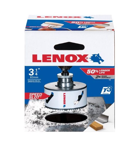 Lenox Speed Slot 3-1/4 in. Bi-Metal 1.5 in. L Hole Saw