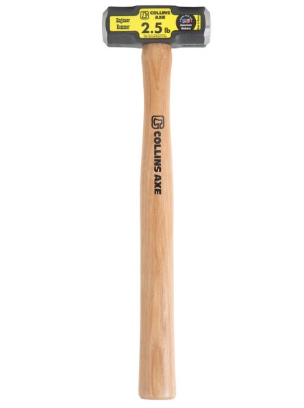 Collins 2.5 lb Steel Engineering Hammer 16 in. Hickory Handle Collins 2.5 lb Steel Engineering Hammer 16 in. Hickory Handle