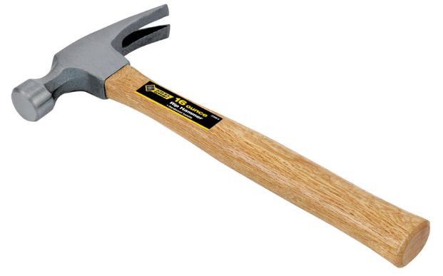 Steel Grip 16 oz Smooth Face Rip Hammer Wood Handle
