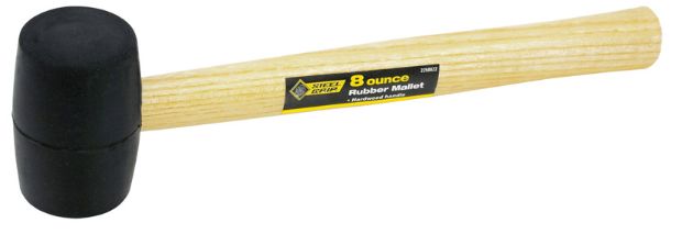 Steel Grip 8 oz Mallet Rubber Head Wood Handle Steel Grip 8 oz Mallet Rubber Head Wood Handle