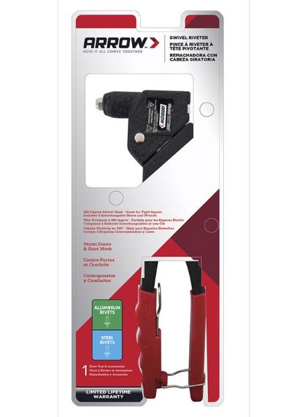 Arrow Steel Rivet Tool Black 1 pc Arrow Steel Rivet Tool Black 1 pc