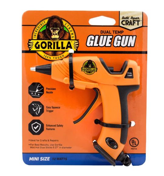 Gorilla 20 W Dual Temperature Mini Glue Gun