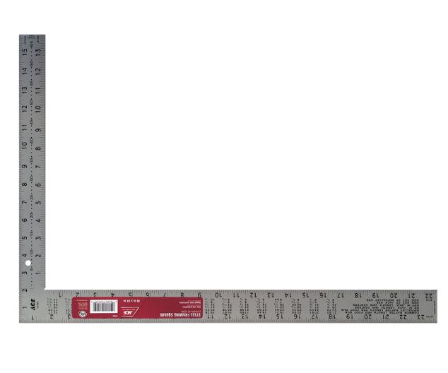 Ace 24 in. L X 16 in. H Steel Framing Square