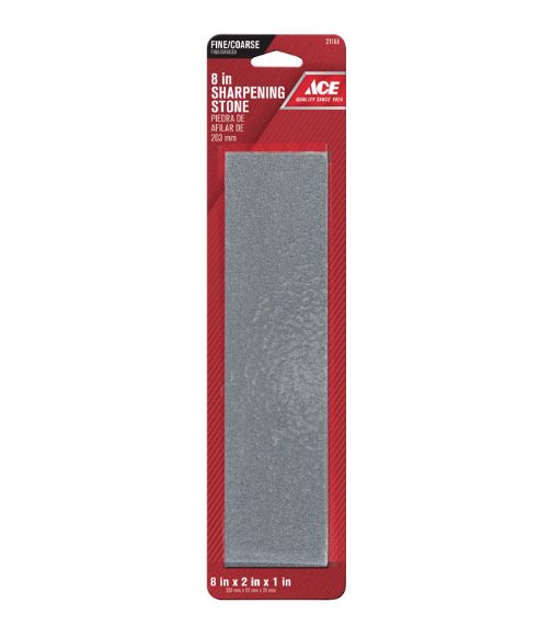 Ace 8 in. L Aluminum Oxide Sharpening Stone 60/80 Grit 1 pc