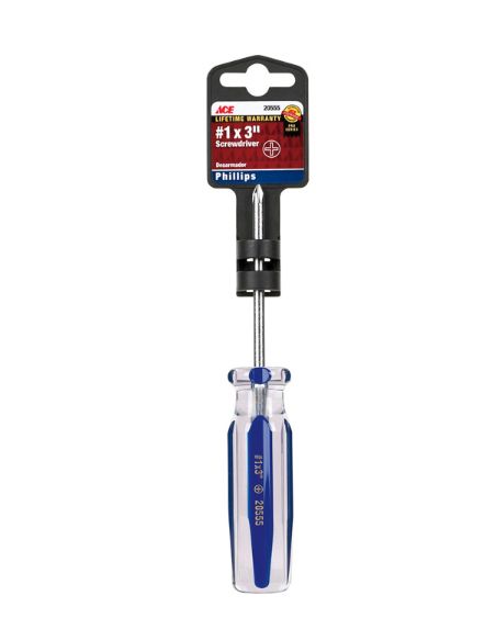 Ace No. 1 X 3 in. L Phillips Screwdriver 1 pc Ace No. 1 X 3 in. L Phillips Screwdriver 1 pc