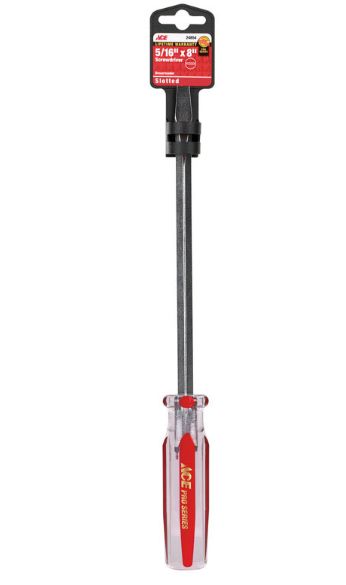 Ace 5/16 in. X 8 in. L Slotted Screwdriver 1 pc Ace 5/16 in. X 8 in. L Slotted Screwdriver 1 pc