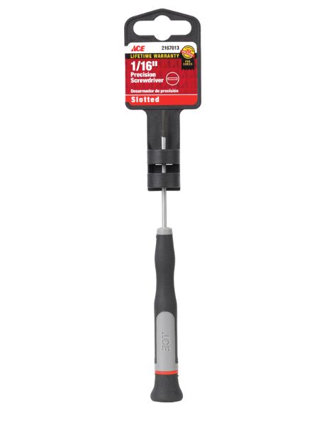 Ace 1/16 in. X 2-1/2 in. L Slotted Precision Screwdriver 1 pc