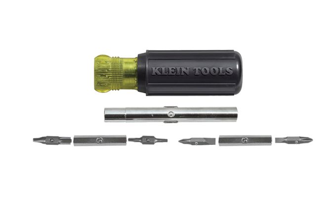 Klein Tools Nut 15-in-1 Multi-Bit Ratchet Screwdriver 8.71 in. 1 pc Klein Tools Nut 15-in-1 Multi-Bit Ratchet Screwdriver 8.71 in. 1 pc