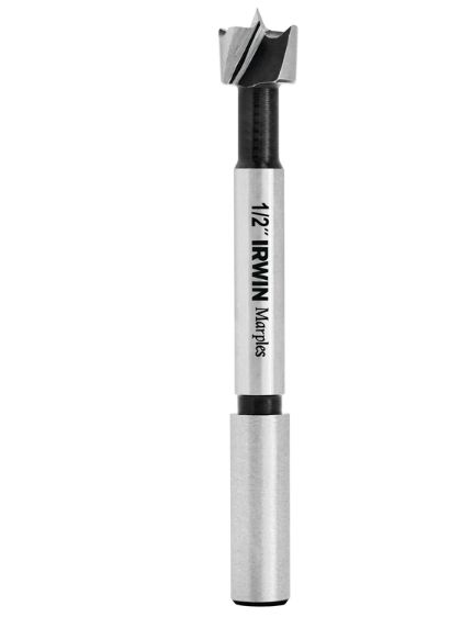 Irwin Marples 1/2 in. X 4 in. L Carbon Steel Forstner Drill Bit Round Shank 1 pc