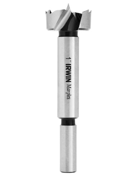 Irwin Marples 1 in. X 4 in. L Carbon Steel Forstner Drill Bit Round Shank 1 pc