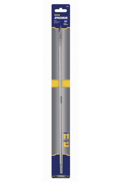 Irwin Speedbor 3/8 in. X 16 in. L Carbon Steel Wood Boring Bit Hex Shank 1 pc