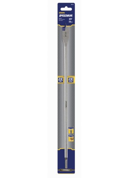 Irwin Speedbor 3/4 in. X 16 in. L Carbon Steel Wood Boring Bit Hex Shank 1 pc