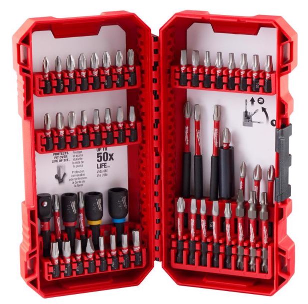 Milwaukee Shockwave Drill and Driver Bit Set Alloy Steel 54 pc