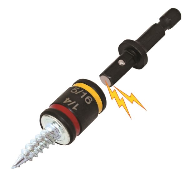 Malco C-RHEX 1/4 and 5/16 in. Reversible Magnetic Hex Nut Driver 2 in. L Malco C-RHEX 1/4 and 5/16 in. Reversible Magnetic Hex Nut Driver 2 in. L