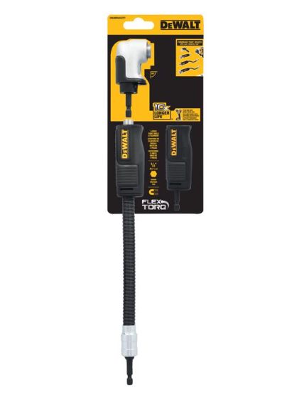 DEWALT ELITE SERIES 12 in. Steel Right Angle Attachment 1/4 in. Hex Shank 3 pc