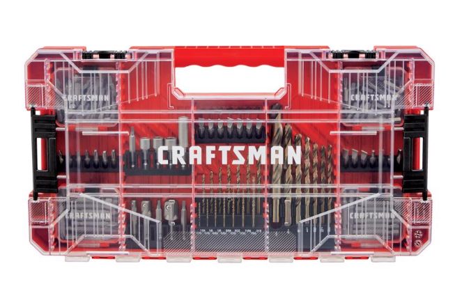 Craftsman Assorted Drill and Driver Bit Set Steel 150 pc
