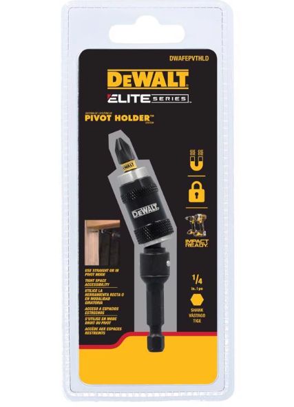DEWALT ELITE SERIES 3-1/2 in. L Screwdriver Bit Holder Heat-Treated Steel 1 pc