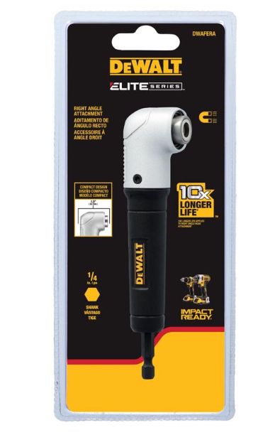 DEWALT ELITE SERIES Metal Right Angle Drill Attachment 1 pk