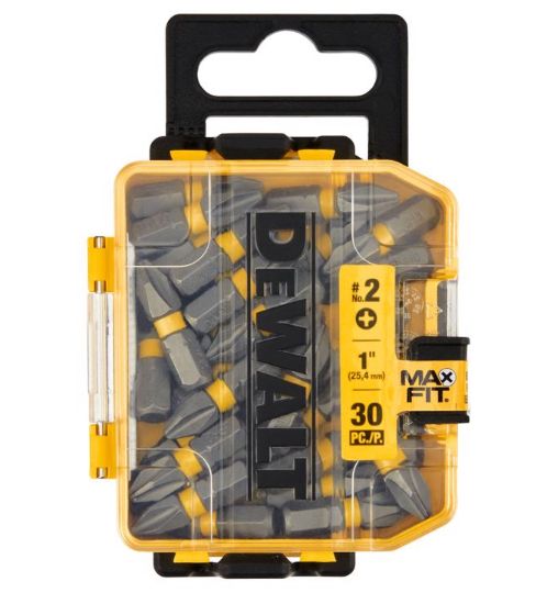 DEWALT Max Fit Phillips #2 X 1 in. L Insert Bit S2 Tool Steel 30 pc DEWALT Max Fit Phillips #2 X 1 in. L Insert Bit S2 Tool Steel 30 pc