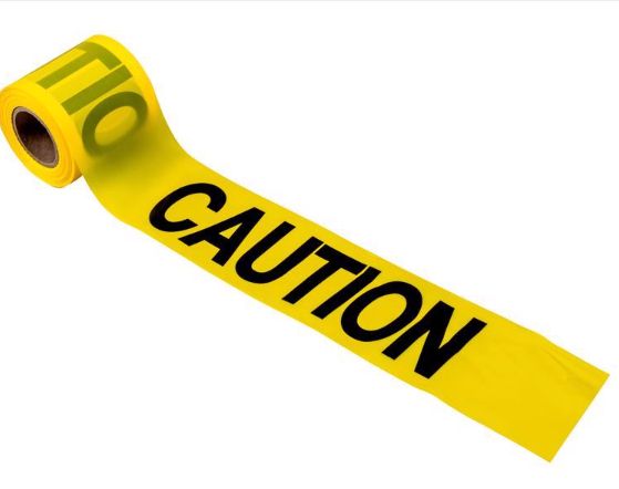C.H. Hanson 200 ft. L X 3 in. W Plastic Caution Barricade Tape Yellow