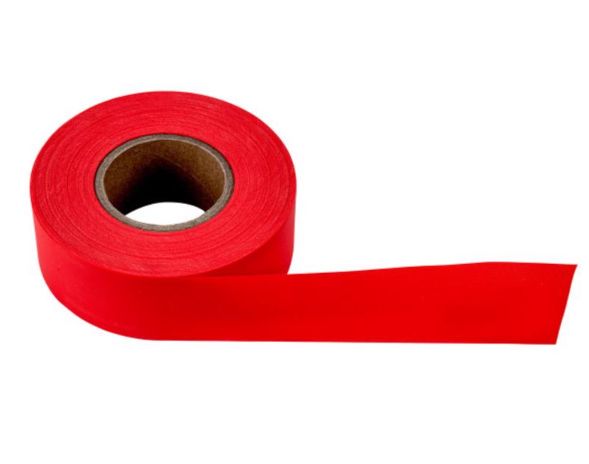 C.H. Hanson 150 ft. L X 1.2 in. W PVC Flagging Tape Fluorescent Red C.H. Hanson 150 ft. L X 1.2 in. W PVC Flagging Tape Fluorescent Red