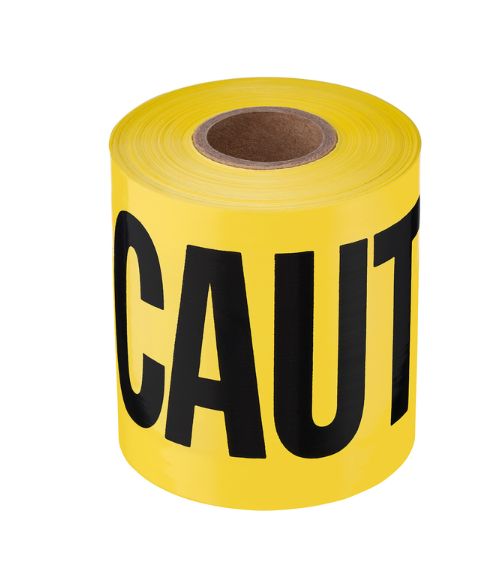 Empire 200 ft. L X 3 in. W Plastic Caution Cuidado Barricade Tape Yellow