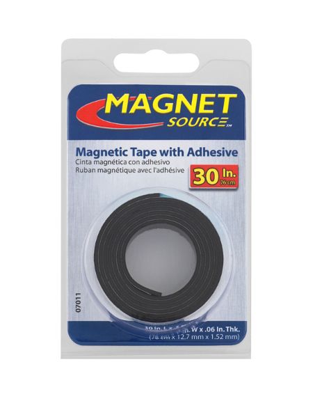 Magnet Source 30 in. L X .5 in. W Black Strip Magnetic Tape 1 pc
